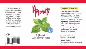 Extract Mojito Mint (Mint, No Lime) Water Soluble x 2lb #1033