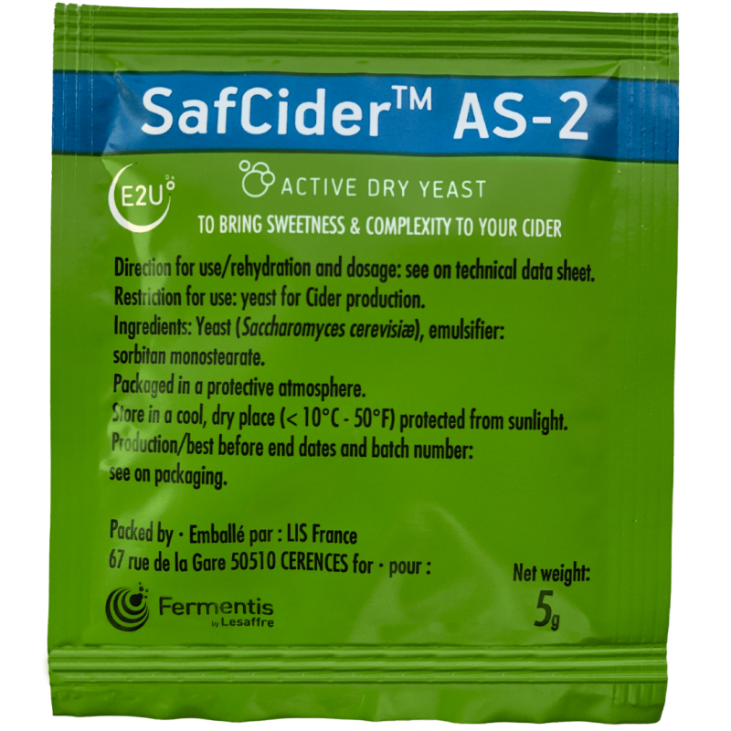 SafCider AS-2 (Sweet) x 5g